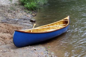 15' Cheemaun Wood Canvas Canoe